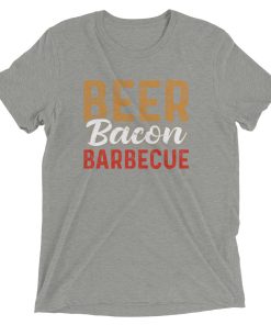 BEER, BACON, BARBECUE BBQ T-SHIRT